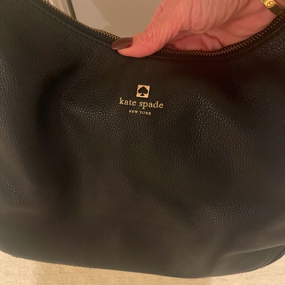 Kate Spade black leather bag in excellent condition. - Picture 1 of 9